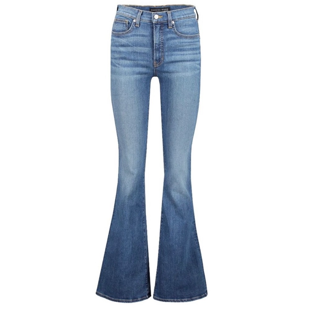 Veronica Beard High Rise Skinny Flare Jeans